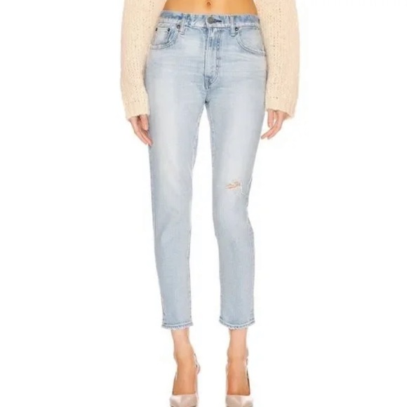 Moussy Vintage Hillrose distressed skinny jeans in light blue size 26 - Picture 1 of 16